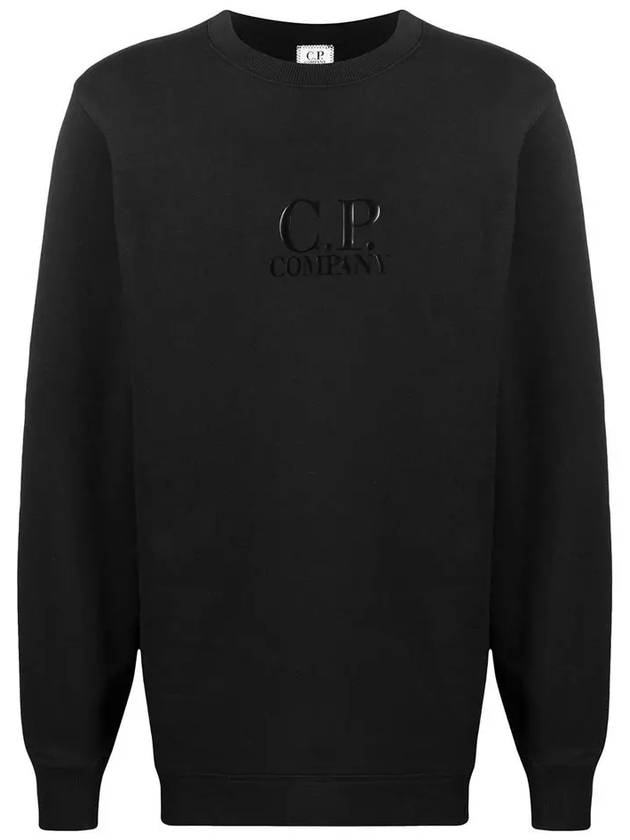 Men's Logo Printing Sweatshirt Black - CP COMPANY - BALAAN 2