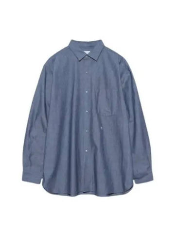 NANAMI AmiCA Regular Collar Chambray Shirt SUGF359 ID - NANAMICA - BALAAN 1