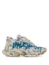 Runner Graffiti Low Top Sneakers White - BALENCIAGA - BALAAN 2