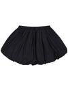 BALLOON MINI WRAP SKIRT BLACK - DON’T ASK MY PLAN - BALAAN 2