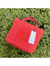 Bold Fox Head Mini Tote Bag Red - MAISON KITSUNE - BALAAN 3