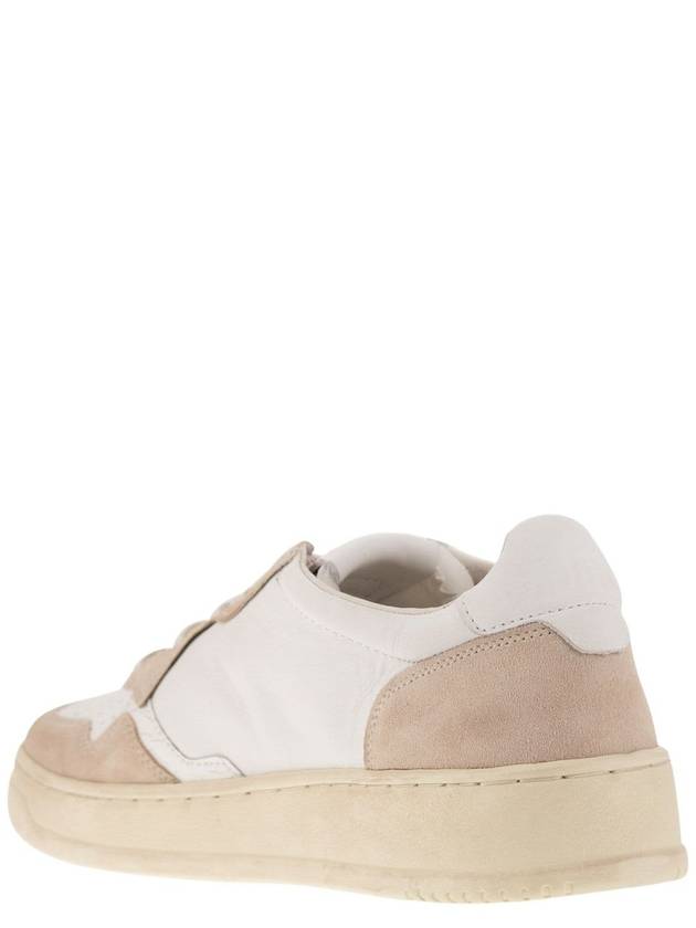 Men's Medalist Low Top Sneakers Beige - AUTRY - BALAAN 4