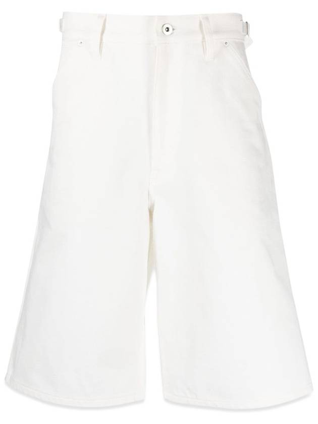 Men's Denim Bermuda Shorts White - JIL SANDER - BALAAN 2