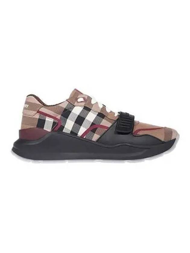 Sneakers Men Check Cotton Beige - BURBERRY - BALAAN 1