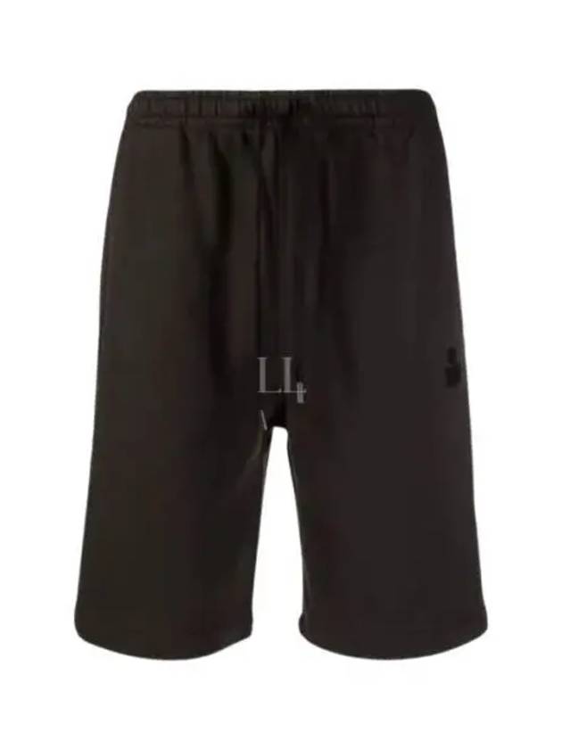 Mahalo Logo Shorts Faded Black - ISABEL MARANT - BALAAN 2