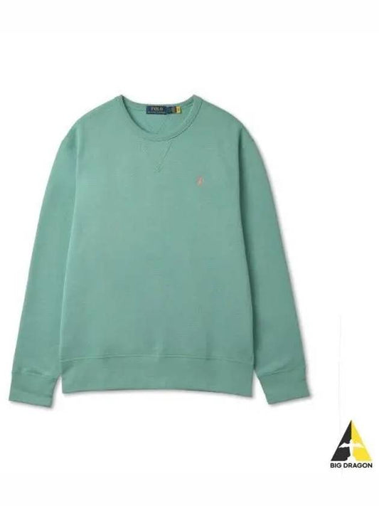 Fleece crewneck sweatshirt green - POLO RALPH LAUREN - BALAAN 1