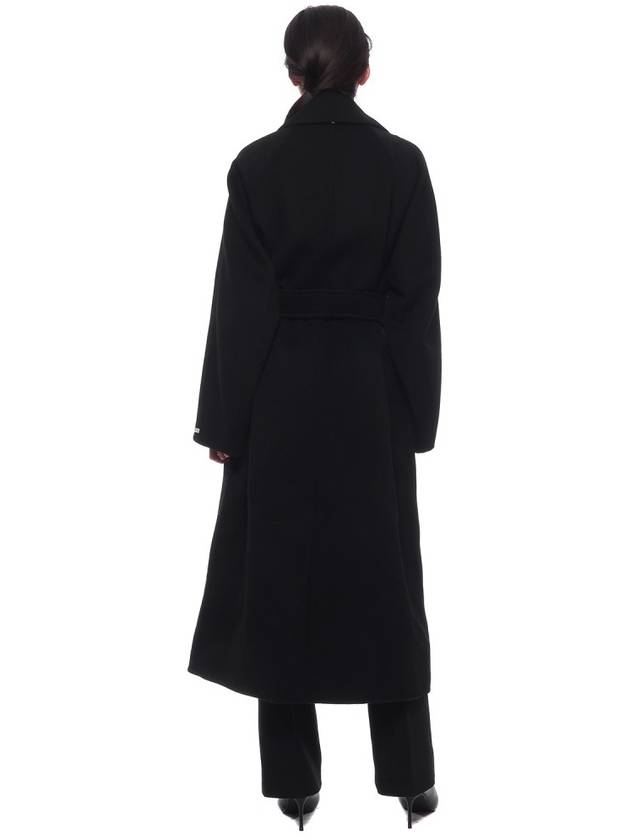 Orense Wool Cashmere Single Coat Black - MAX MARA - BALAAN 6