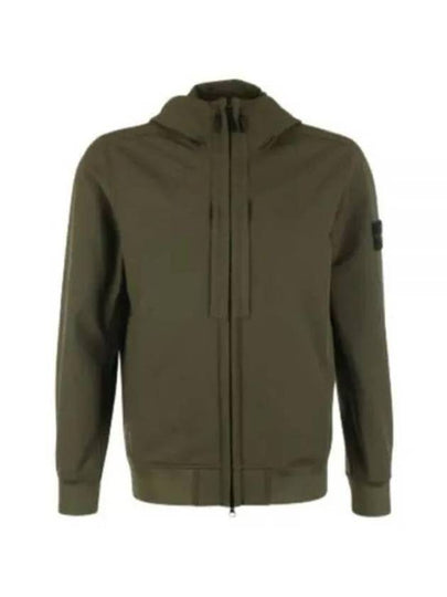 Soft Shell RE Dye Technology Hooded Jacket Khaki - STONE ISLAND - BALAAN 2