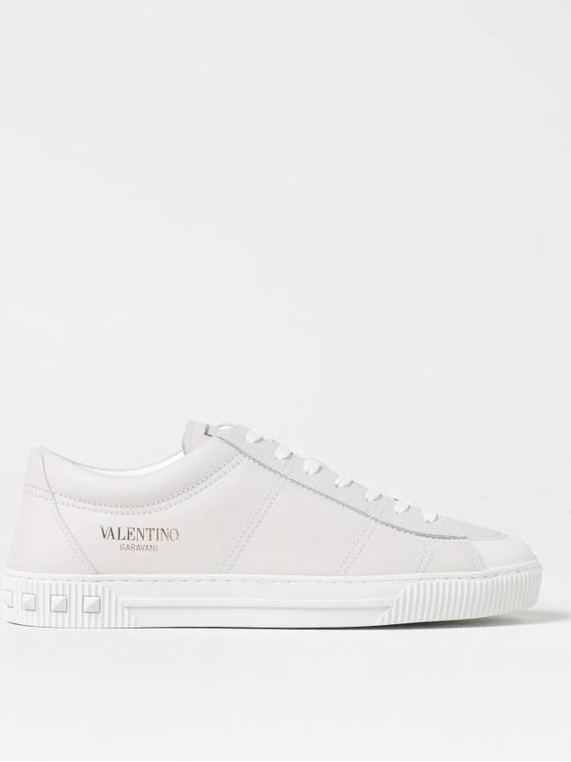 City Planet Leather Low Top Sneakers White - VALENTINO - BALAAN 2