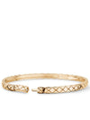 Coco Crush Bracelet Quilted Motif Mini 18K Beige Gold - CHANEL - BALAAN 3