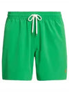 Logo Drawstring Swim Shorts Green - POLO RALPH LAUREN - BALAAN 1