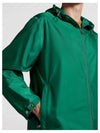 Etiache Rain Hooded Zip Up Emerald Green - MONCLER - BALAAN 6