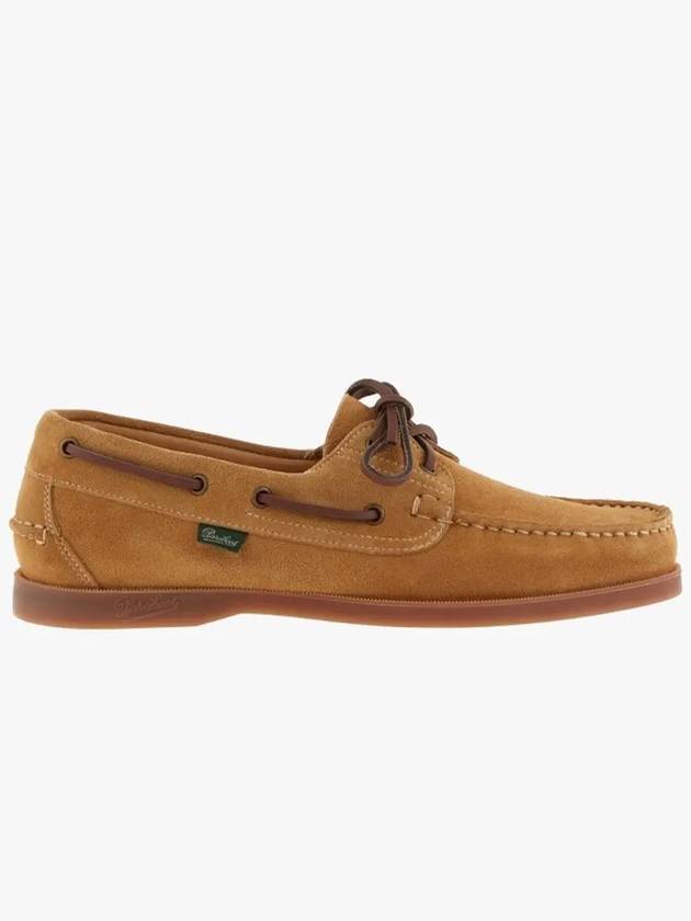 Bath Suede Boat Shoes Brown - PARABOOT - BALAAN 3