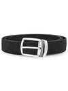 Line D Soft Grain Leather Belt Black - S.T. DUPONT - BALAAN 2