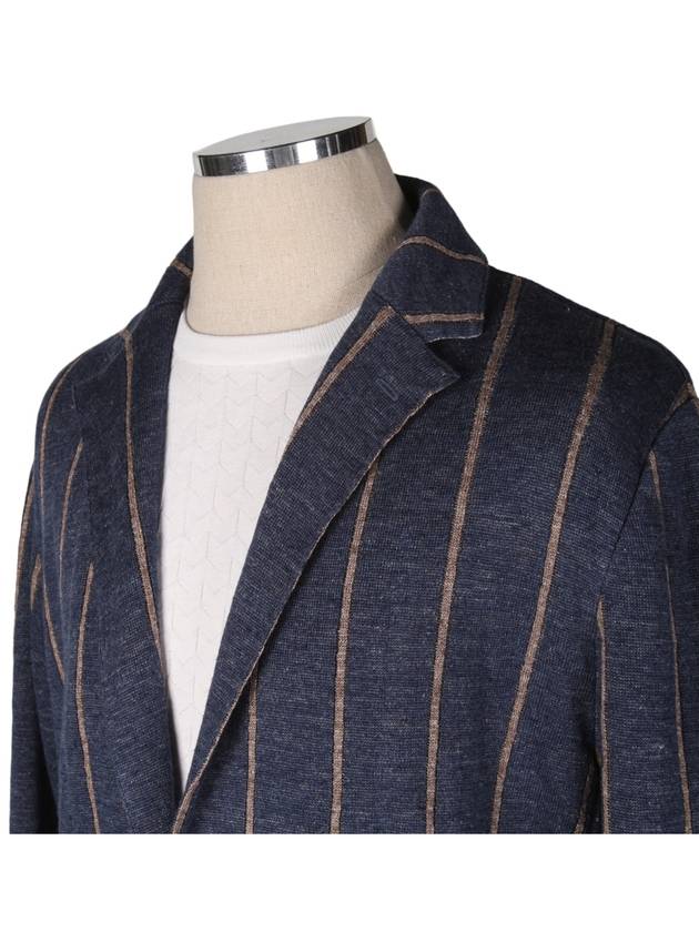 EGLJM56 Flax Striped Jacket - RVR LARDINI - BALAAN 4