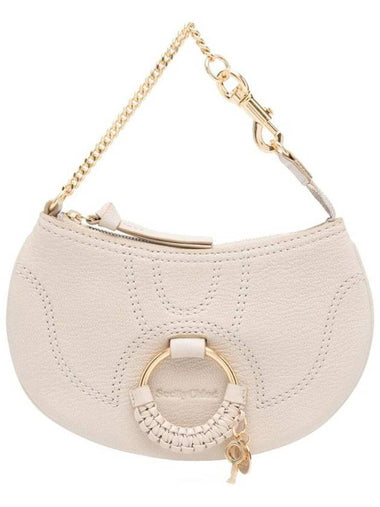 Women's Hana Embossed Logo Shoulder Bag Beige - CHLOE - BALAAN 1