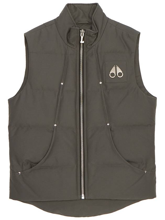 Logo Montreal Padded Vest Green - MOOSE KNUCKLES - BALAAN 2