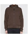 Protech Lens Wappen Hooded Jacket Brown - CP COMPANY - BALAAN 2