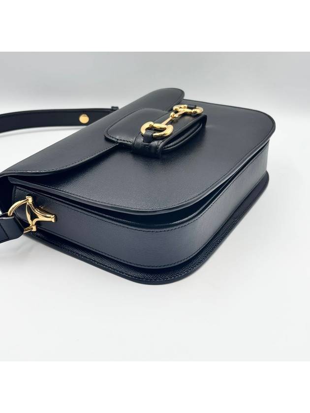 Horsebit 1955 shoulder bag small black - GUCCI - BALAAN 4