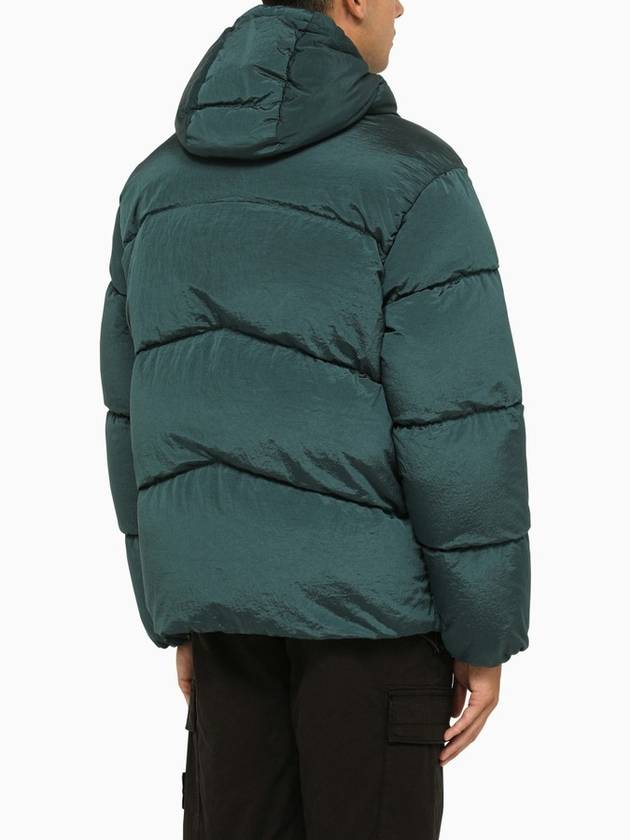 Logo Patch Reversible Padding Green - STONE ISLAND - BALAAN 3