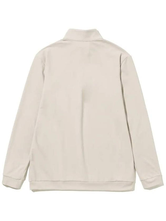 Double color combination zipper half zip-up t-shirt BEIGE - 20THHOLE - BALAAN 2