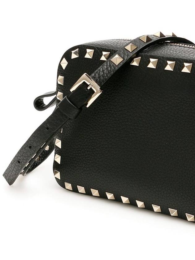 Women's Rockstud Cross Bag Black - VALENTINO - BALAAN 5