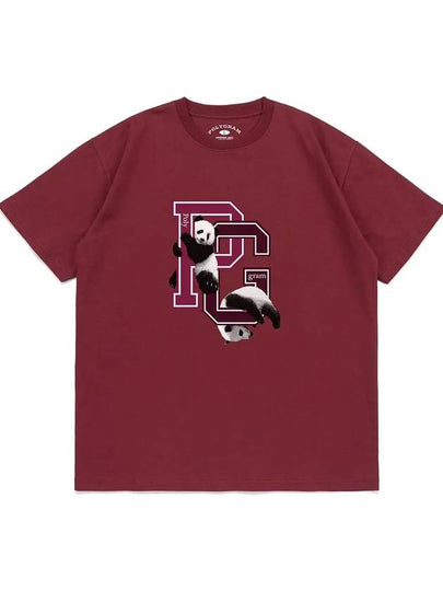 PLAYGROUND T SHIRTS BURGUNDY - POLYGRAM - BALAAN 2