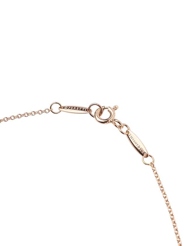 Pink gold Elsa Peretti open heart necklace 11MM 33976 4 - TIFFANY & CO. - BALAAN 5