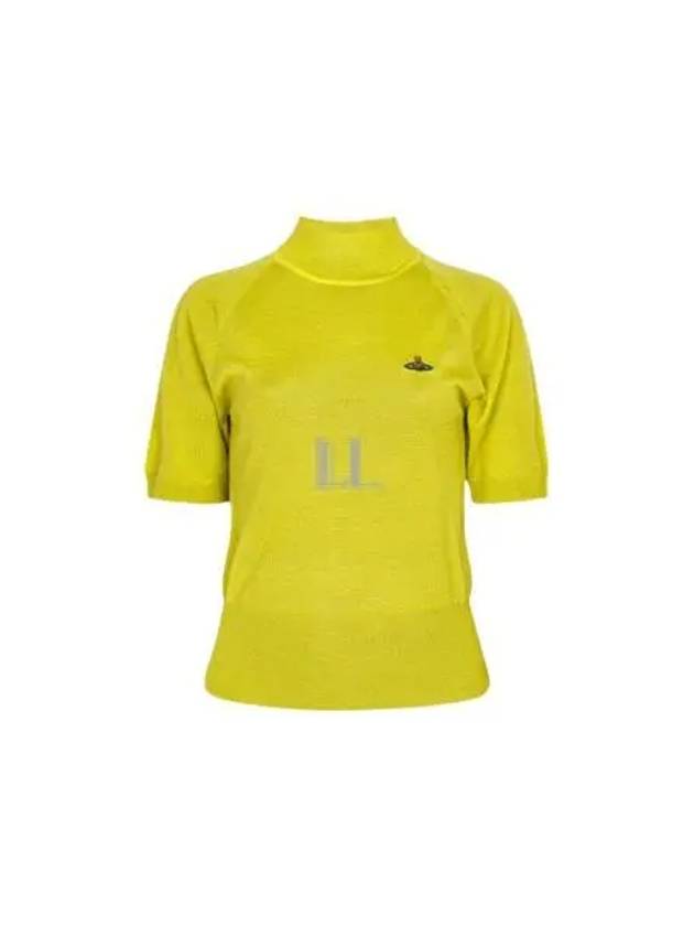 Women's Wool Silk Knit TopYellow - VIVIENNE WESTWOOD - BALAAN 2