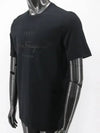 1927 Signature Short Sleeve T-Shirt Black - SALVATORE FERRAGAMO - BALAAN 4