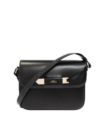 Women's Charlotte Leather Cross Bag Black - A.P.C. - BALAAN 1