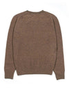 Women's Cashmere Round Neck Knit Pullover Brown I3WN02BR - IOEDLE - BALAAN 4