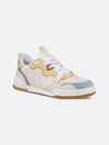 One Sneakers White Oblique Punching Calfskin Multi-colored Suede - DIOR - BALAAN 1