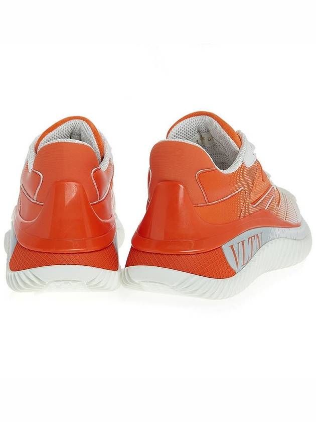 Wade Runner Low-Top Sneakers White Orange - VALENTINO - BALAAN 5