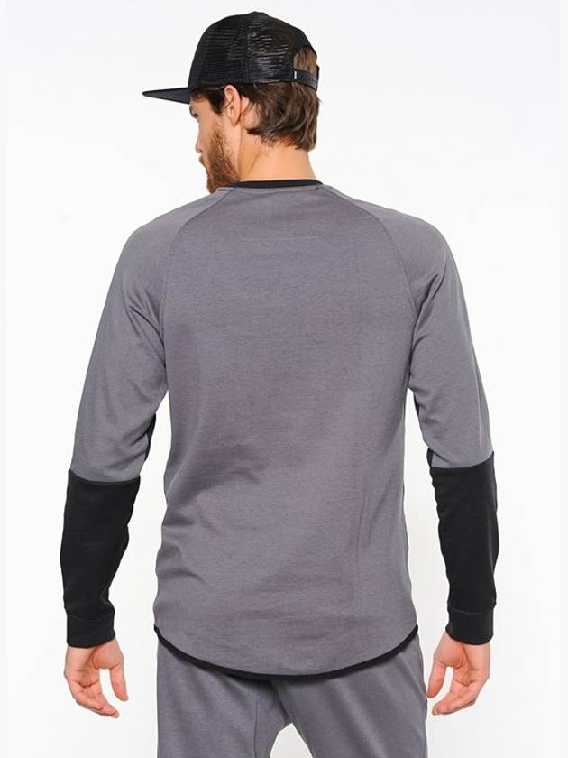 Advance 15 Fleece Kangaroo Pocket Sweatshirt Grey - NIKE - BALAAN 4