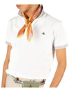 Logo Classic Stripe Polo Shirt White - VIVIENNE WESTWOOD - BALAAN 5