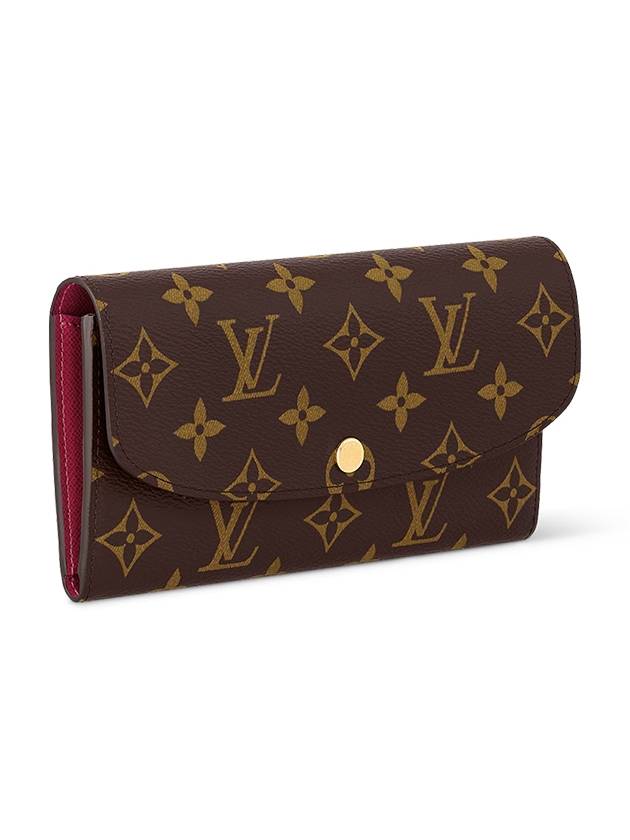 Emily Monogram Long Wallet Fuchsia - LOUIS VUITTON - BALAAN 3