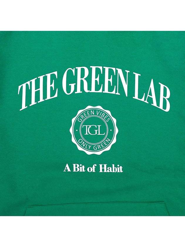 Varsity Graphic Hoodie Green - THE GREEN LAB - BALAAN 6