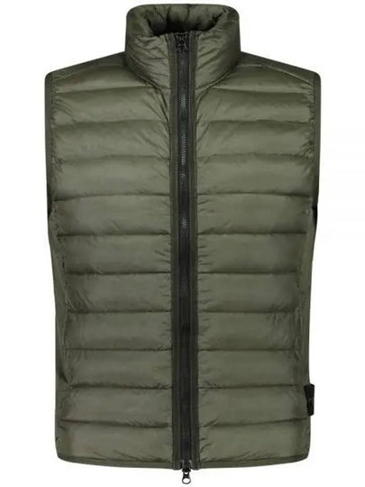 Loom Woven Chambers Recycled Nylon Down TC Vest Green - STONE ISLAND - BALAAN 2