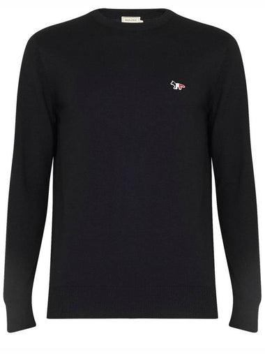 Tricolor Fox Logo Knit FU00502KT1036 - MAISON KITSUNE - BALAAN 1