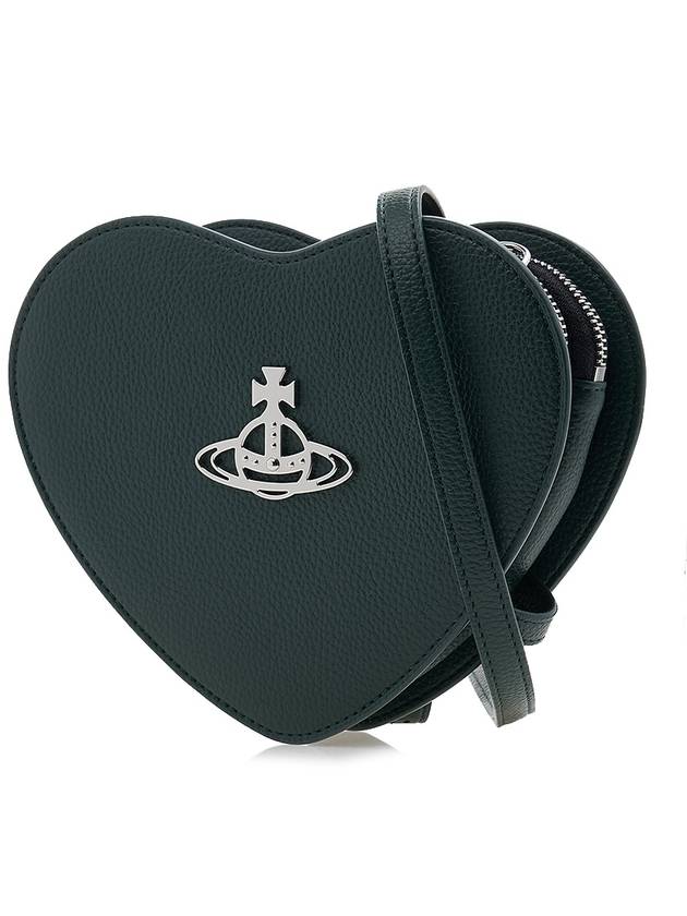 Louise Heart Cross Bag Dark Green - VIVIENNE WESTWOOD - BALAAN 3