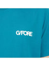 back logo short sleeve t-shirt blue - G/FORE - BALAAN 9