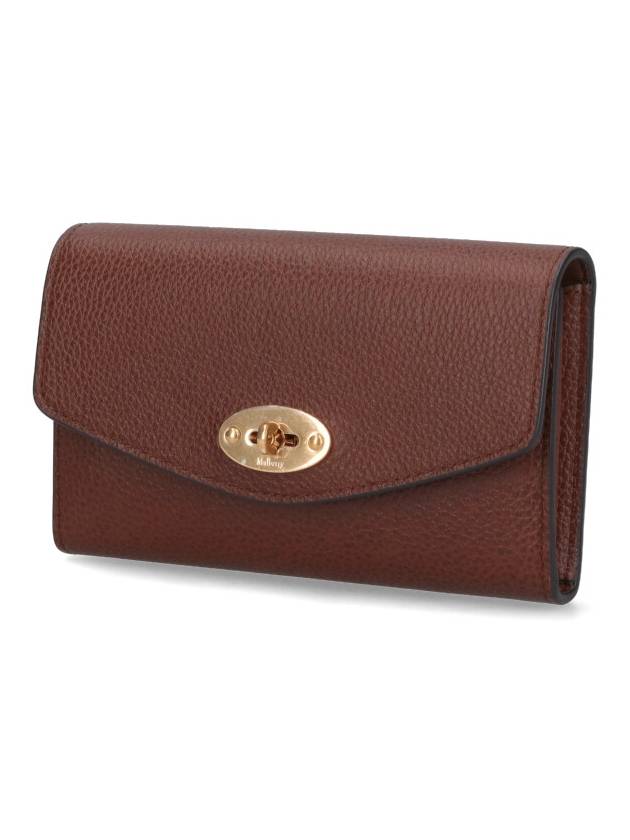 Darley Medium Leather Card Wallet Oak - MULBERRY - BALAAN 3