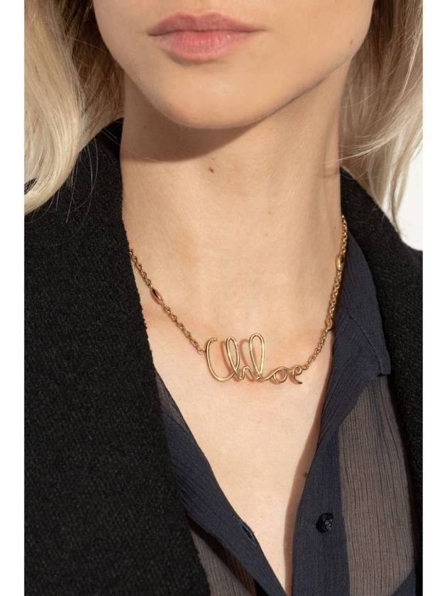 Logo Necklace Gold - CHLOE - BALAAN 3