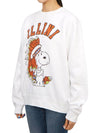 Women s brushed sweatshirt FG ILLNI WHITE W - WILD DONKEY - BALAAN 2