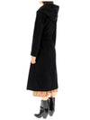 Bdanton Virgin Wool Single Coat Black - MAX MARA - BALAAN 4