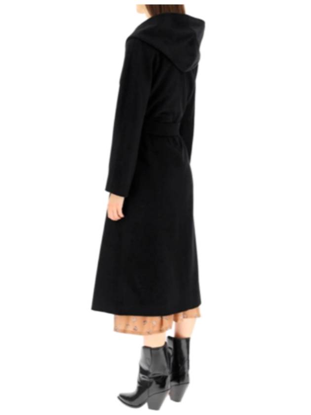 Bdanton Virgin Wool Single Coat Black - MAX MARA - BALAAN 4