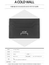 20SS ACWUA022WHL BK Logo Leather Card Wallet Black Wallet TJ - A-COLD-WALL - BALAAN 2