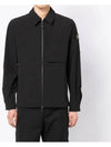 Grover Tech Zipper Overshirt Jacket Black - BELSTAFF - BALAAN 3