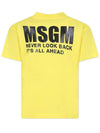 Kids Women s Back Logo Printing T Shirt S4MSJUTH005 020 - MSGM - BALAAN 1